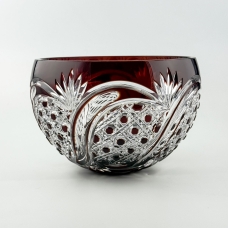 Ваза Для Стола Хрустальная рубиновая